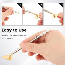 3D Printer Smoothing Finishing Tool Set,10pcs 3D Printed Parts Repairing Modifying Deburring Trimming Tool Kit for TS100