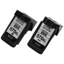 1 Lot de Cartouches D'Encre 575 XL et 576 XL pour Imprimante pour PIXMA TS3550i, TS3551i, TR4750i, TR4751i.