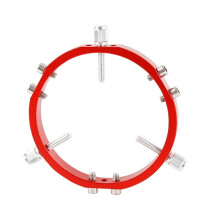 Star Finder Mount 3-Punts Astrofotografie Gids Vergrendelingsringen voor Telescoop Mounting Finder Pointer 110mm Rood