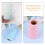 Tulle Netting Fabric Light Blue with Gold Sequins 2 pcs 3