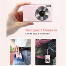 Digital Camera with Auto Focus, 2.7K 48MP Vlogging Camera with 2.8 Inch Large Screen Stylish Camera for Teens-