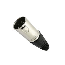 Mini XLR Aviation Connector 3/4/5 Pin Male Zinc Alloy