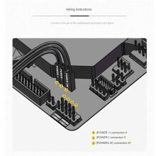 Computer Desktop PC Motherboard External Start Power /Off Button Extension Cable for DIY Button Black & Silver