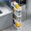 Household Floor Storage Rack Multi-layer Movable 5