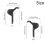 Front Fork Cover Strips for   F3 & F3 Pro Protective Plastic Shell Parts Left 10