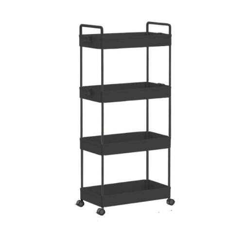 Floor Storage Rack Multi-layer Movable for Living Room