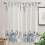Kitchen Curtains Blue White Pumpkin Eucalyptus 2 Panels 2