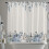 Kitchen Curtains Blue White Pumpkin Eucalyptus 2 Panels 3