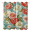 Floral Flower Curtains Eco-Friendly 2 Panel Set 1