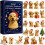 2025 Advent Calendar with 24 Yellow Acrylic Labrador 1