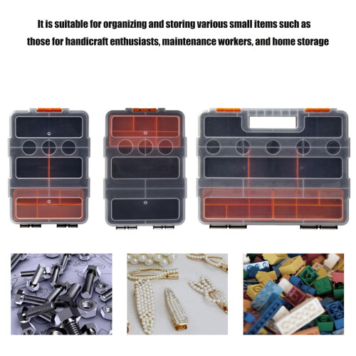 Workshop Organizer Container with Removable Dividers and 1