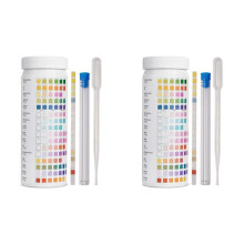 Bandettes de Test D'Eau 16 en 1, Kit de Test D'Eau Potable, 200 Kit de Test de Qualité de L'Eau Domestique