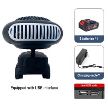 Space Heater Lithium Battery with USB Ports 5-Pack