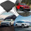 Silicone Trailer Hitch Cover Black Dust Plug 2-inch 3