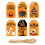 Halloween Paper Tags with String 60 Pcs 1