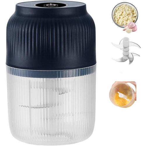 Electric Garlic Chopper Cordless Mini Food Processor