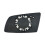 2X Left Door Wing Side Mirror Glass Heated with Backing Plate for  5 Series E60 E61 E63 E64 2003-2010 51167251649 4