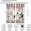 Rustic Coffee House Kitchen Curtains 2 Panels 42x54 inch 2