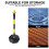 Safety Cones Warning Column 2 pcs 2