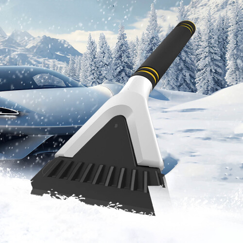Car Ice Scraper with Rubber Edge 10.06 Inch 2
