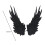 Hair Pins Handcrafted Wings Design 1 Pair 6