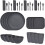 Wheat Straw Dinnerware Set 32 pcs for 4 people black 1