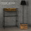 Rustic Chest of Four Fabric Drawers - Rustic Brown 8