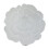 Round Rose Flower Placemats Pressed Vinyl 4-Pack 1