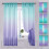 2-panel sheer bedroom curtains 78 inch rod pocket 1