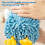 Fuzzy Swan Chenille Hand Towels with Hanging Loop 2 PCS 4