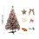 Flocked Pre-lit Christmas Tree LED 17.72 inch 3