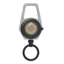Chaveiro de IluminaçãO RecarregáVel Multifuncional RetráTil para Montanhismo, Pesca, Fivela FáCil de Puxar, com Luz MagnéTica
