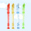 Mini Clarinet Set 6-Hole Transparent Flute 4 Pieces 2