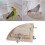 Estone Wooden Parrot Perch Stand for Bird Cage 3