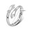 Adjustable Finger Band Ring for Engagement or Wedding 3