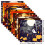Halloween Pattern Paper Set 6x6 Inch 24 Sheets 5