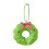 Mini White Christmas Plush Ornament 3 Inch 2