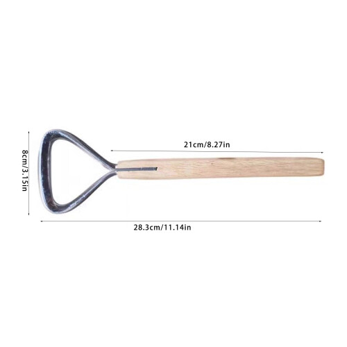 Leather Fleshing Tool Stainless Steel 2 pcs 2