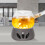 Ceramic Tea Warmer Set Black 1 Piece 8