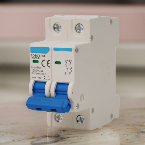 DC Circuit Breaker 1000V 2-Pole Solar PV 20A 1