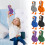 Magnetic Goose Statue Key Holder 7 Inch Orange 6
