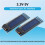 5 Pieces I2C Display Module 0.91 Inch I2C OLED Display Module I2C OLED Screen Driver  3.3V-5V(White Light) 4