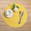 Round Woven Kitchen Placemats Set of 6 2