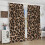 Leopard Print Curtains Brown Animal Texture 52x84 Inch 2 4
