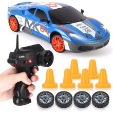 RC Drift Car 1/24 2.4GHz 4WD On-Road Vehicle with Lights