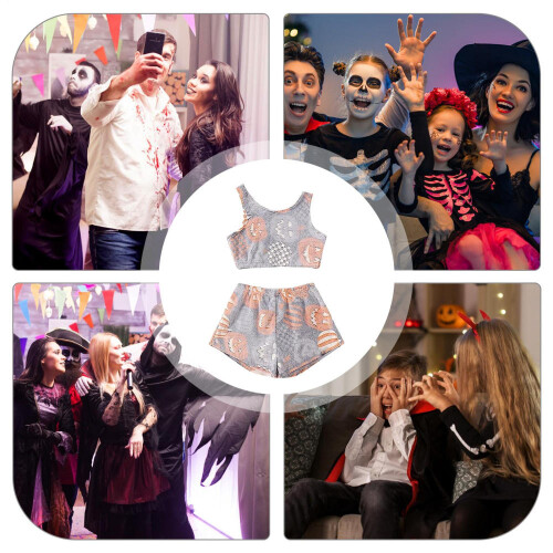 Halloween Pajama Set Flannel 2-Piece 2