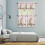 Easter Rabbit Kitchen Curtains Set Watercolor Bunny Floral 6