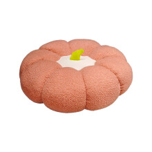 Pumpkin Floor Cushion and Throw Pillow Set 17.7 Inch