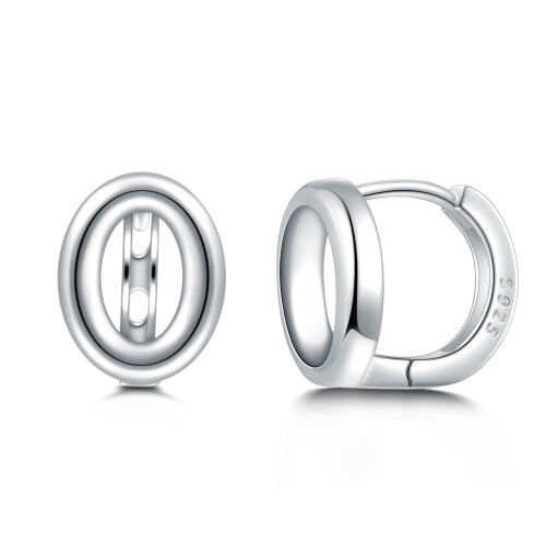 Sterling Silver Hoop Earrings 925 Small