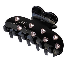Heart Hair Clip for Women and Girls Sweet Claw Clip